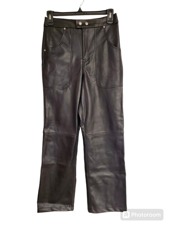Blank NYC Pants - Women's BlankNYC "The Baxter" Black Faux Leather Pleather Pants | Size 26